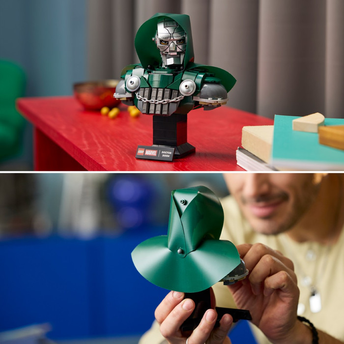 LEGO Marvel Doctor Doom Buste 76345 product in gebruik