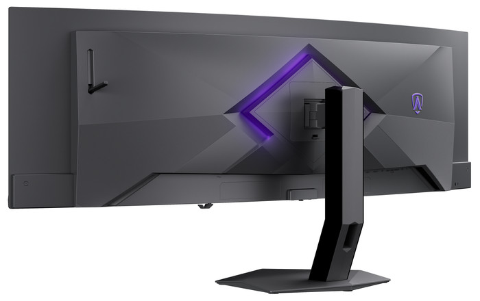 AOC AGON PRO AGP497UCZD QD-OLED Curved achterkant