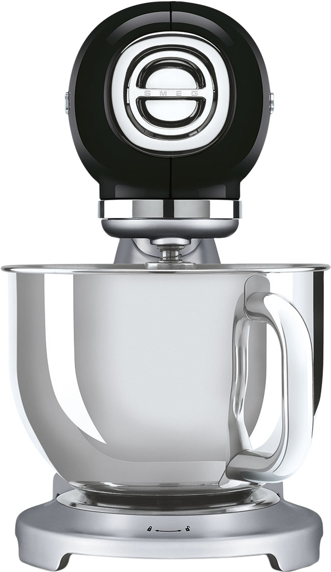 SMEG SMF04BLEU Zwart voorkant