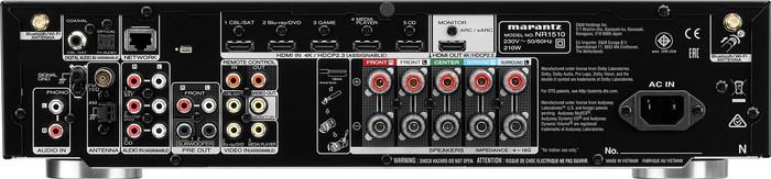 Marantz NR1510 Black back