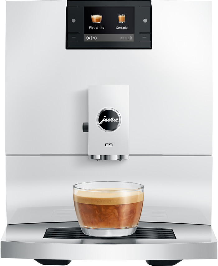 JURA C9 Piano White (EA) voorkant