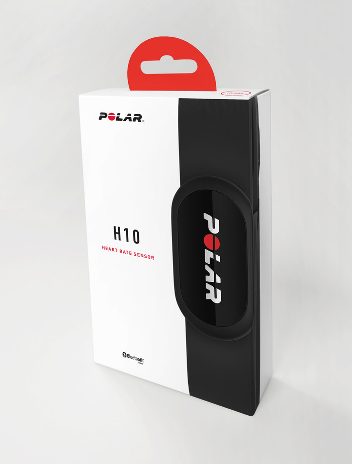 Polar H10 Hartslagmeter Borstband Zwart XS-S verpakking