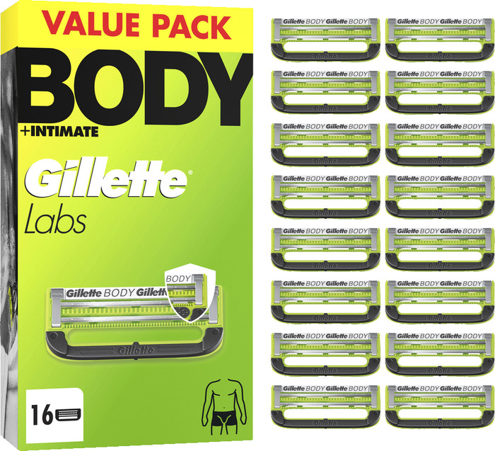 GilletteLabs Body Navulmesjes (16 stuks) Main Image