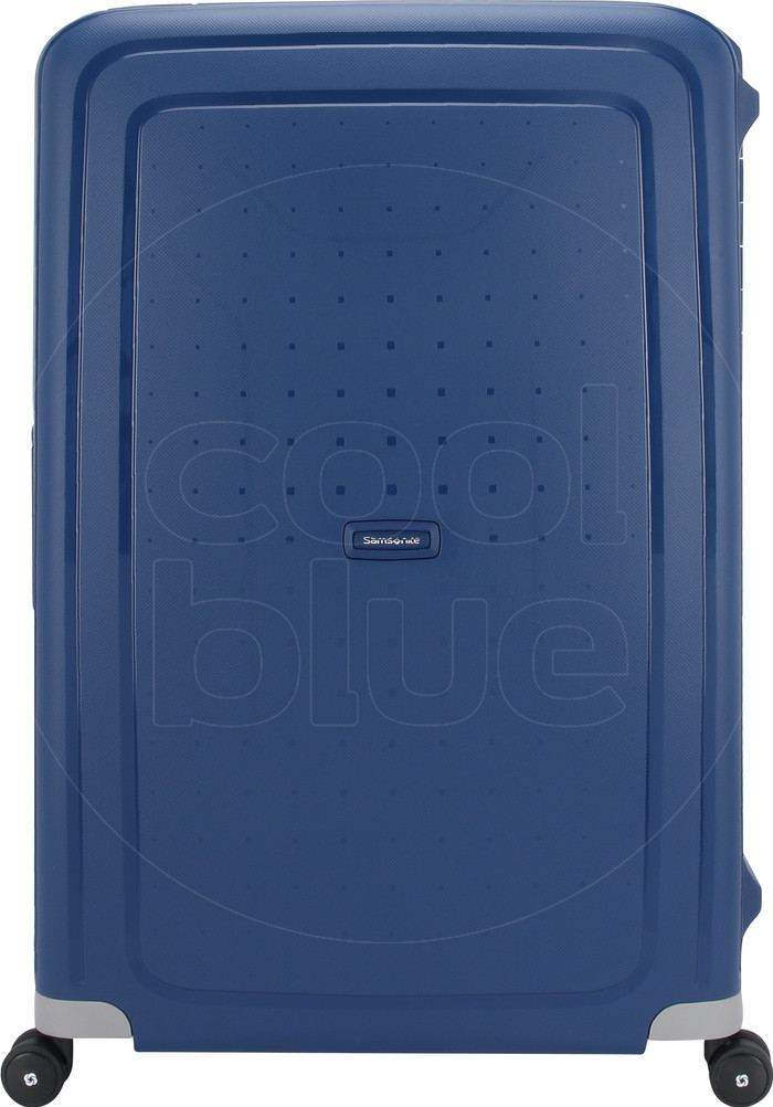 Samsonite S'Cure Spinner 81 cm Dark Blue voorkant