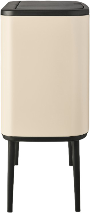 Brabantia Bo Touch Bin Prullenbak 3 x 11 liter Soft Beige rechterkant