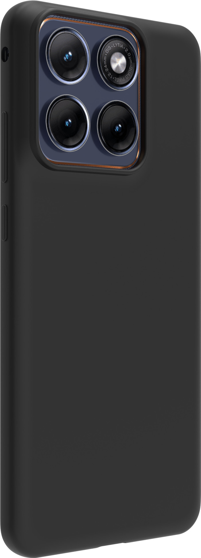 BlueBuilt Motorola Edge 70 Fusion Back Cover Zwart achterkant