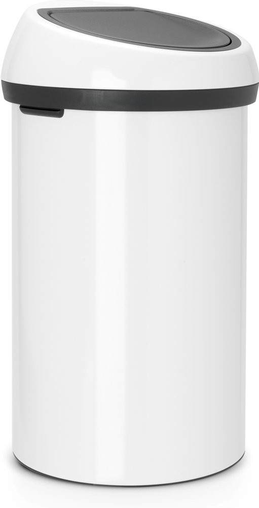 Brabantia Touch Bin 60 Liter White + Vuilniszakken (120 stuks) achterkant