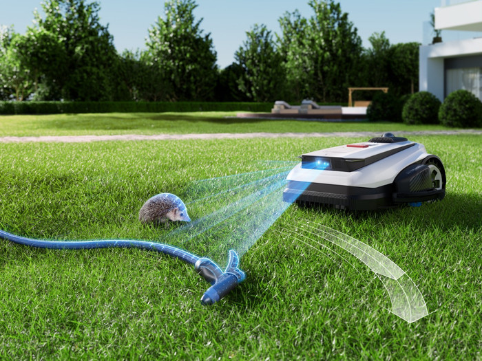 Ecovacs GOAT A3000 Lidar Pro product in gebruik