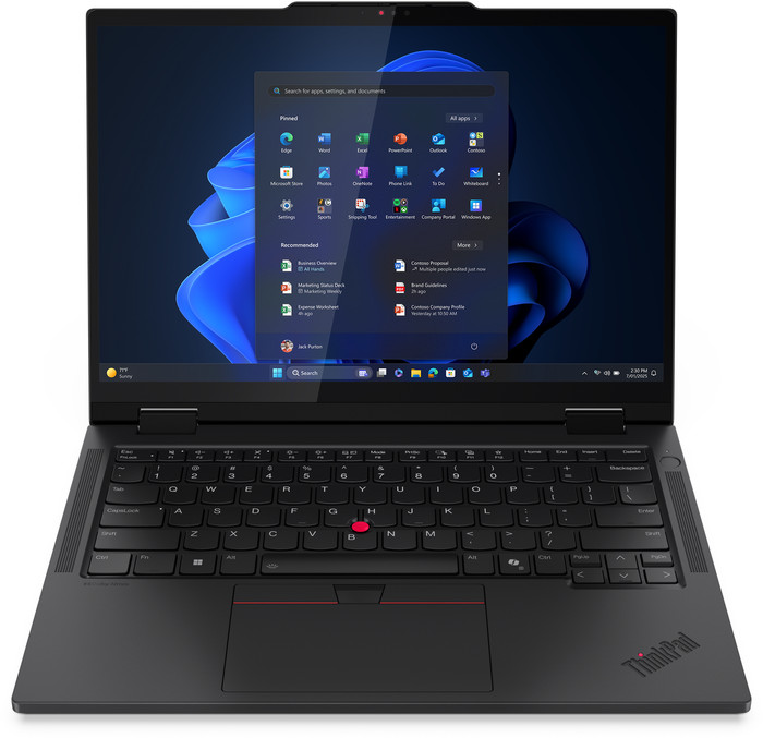 Lenovo ThinkPad T14s 2-in-1 Gen 1 - 21R30069MH QWERTY voorkant
