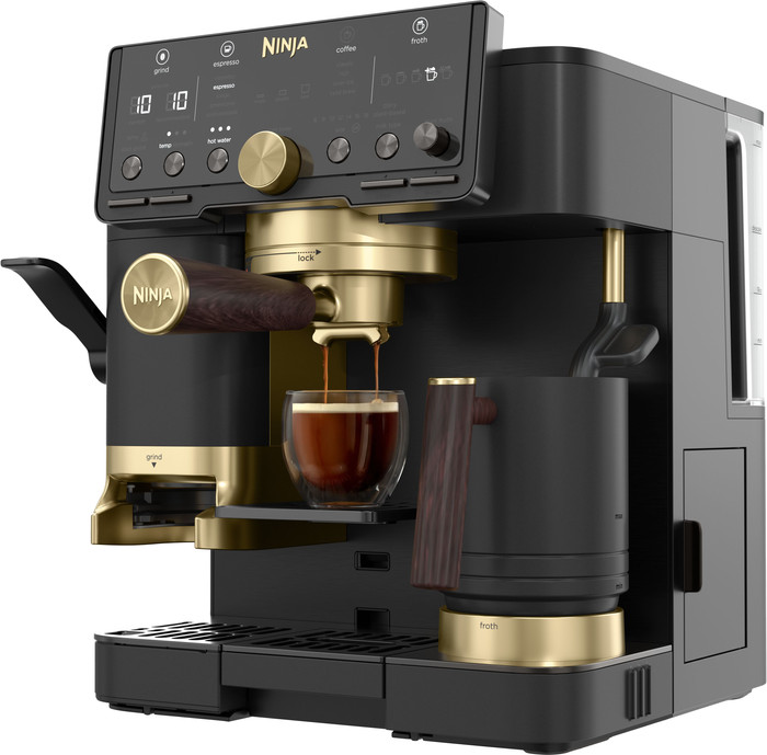 Ninja Luxe Café Pro ES771EUBK David Beckham Limited Edition rechterkant