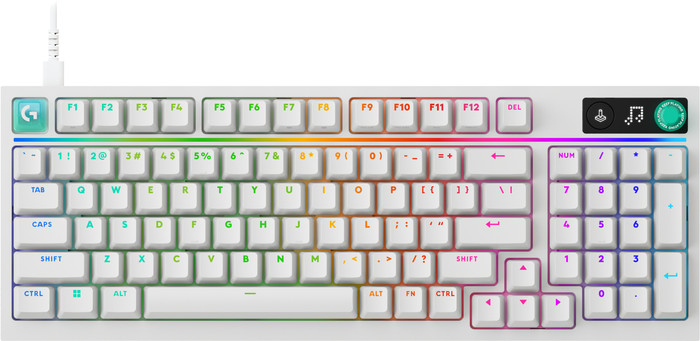 Logitech G316 X 98 Bedrade Gaming Toetsenbord Qwerty Wit Main Image