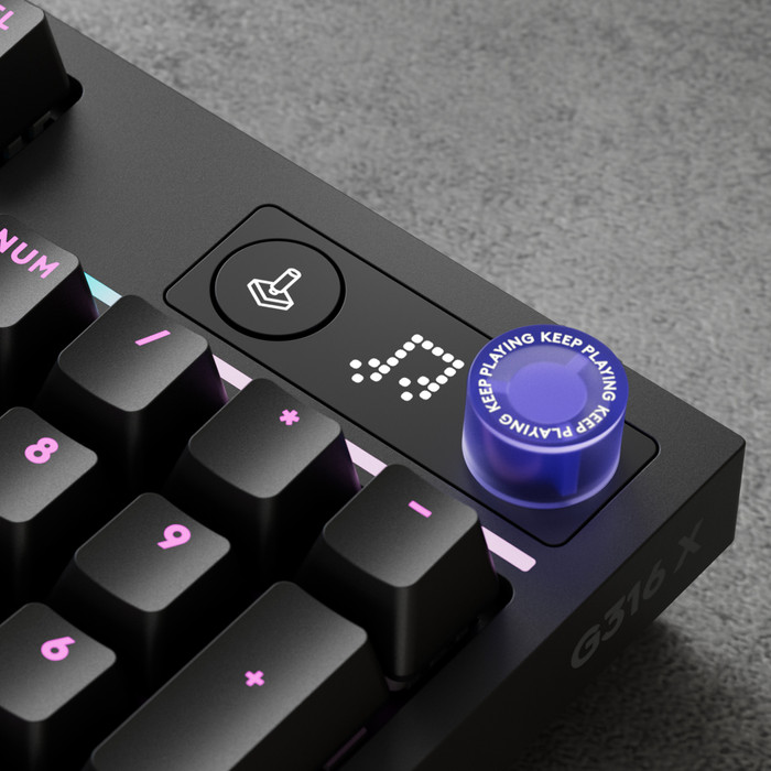 Logitech G316 X 98 Bedrade Gaming Toetsenbord Qwerty Zwart detail