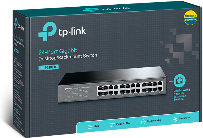 Startpakket middenklasse voor internet in een groot bedrijf verpakking