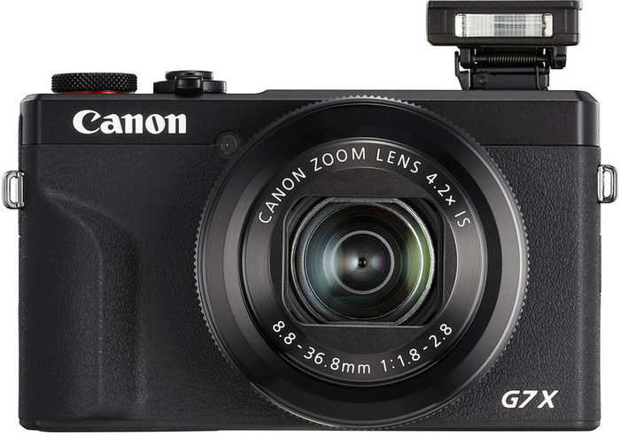 Canon PowerShot G7 X Mark III Zwart voorkant