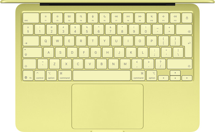 Apple MacBook Neo (2026) A18 Pro 256GB Citrus QWERTY bovenkant