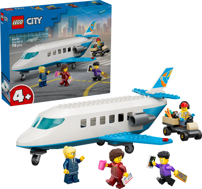 LEGO City Passagierstoestel 60492 rechterkant