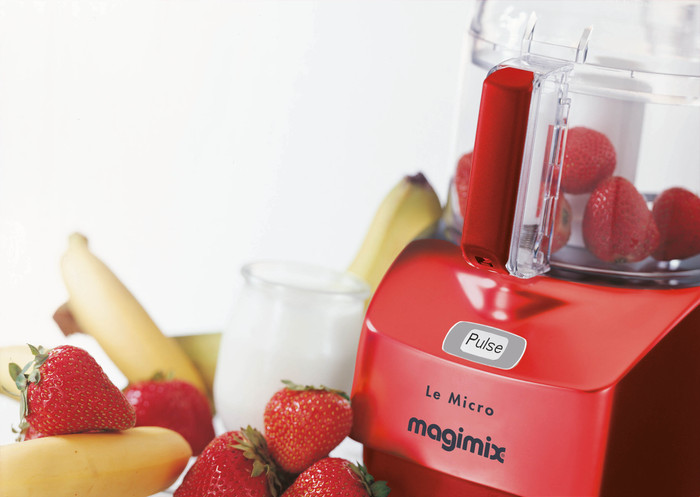 Magimix Le Micro Rood product in gebruik
