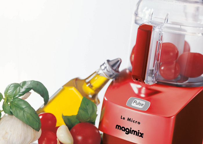 Magimix Le Micro Rood product in gebruik