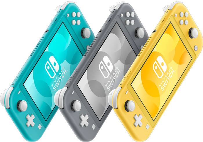 Nintendo Switch Lite Geel + Bigben Beschermtas null