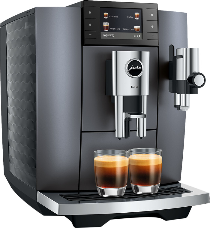 JURA E10 Onyx Grey (EA) linkerkant