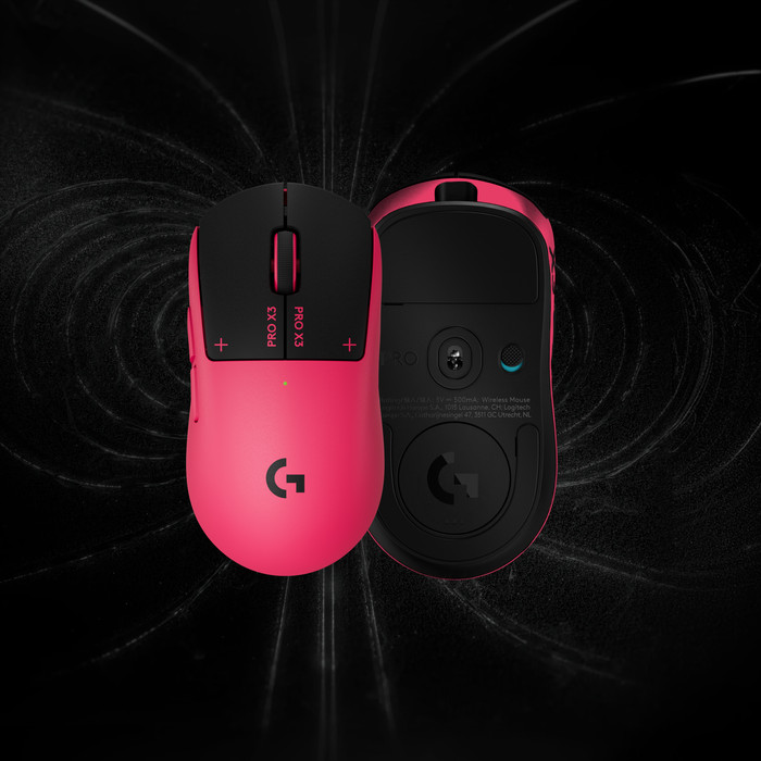 Logitech G PRO X3 SUPERSTRIKE LIGHTSPEED Roze visual leverancier