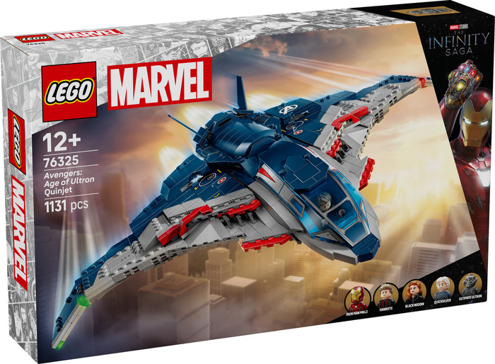 LEGO Marvel Avengers: Age of Ultron Quinjet 76325 verpakking