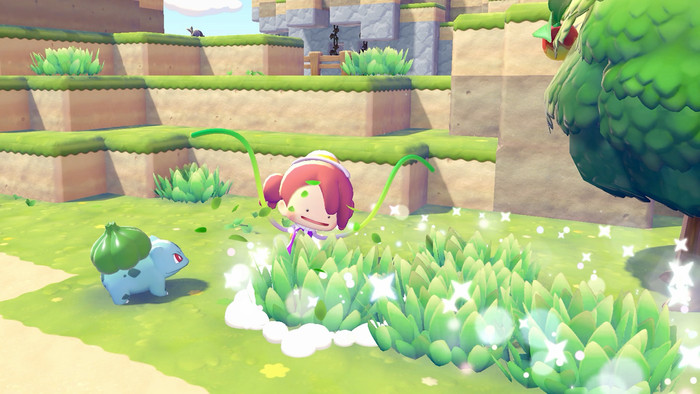 Nintendo Switch 2 + Pokémon Pokopia product in gebruik