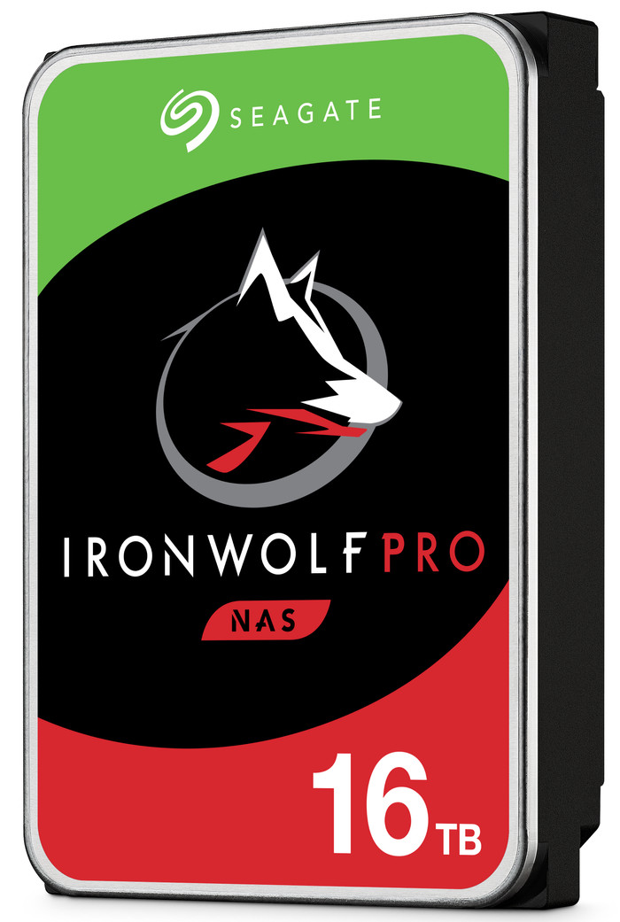 Seagate IronWolf Pro 16TB linkerkant