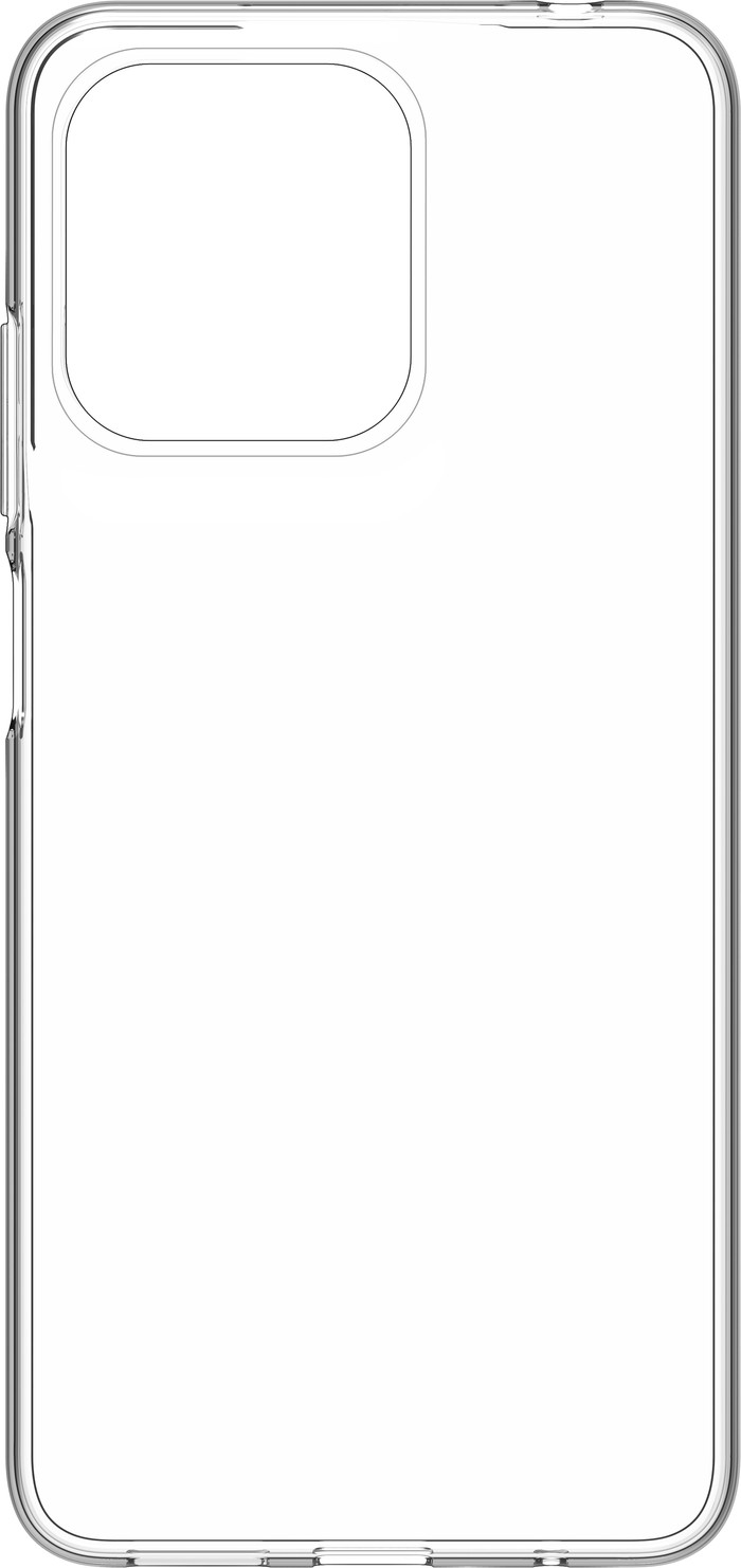 Just in Case Soft Design Motorola Moto G17 / G17 Power Back Cover Transparant voorkant