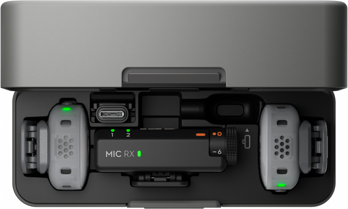 DJI Mic Mini 2 + Oplaadcase bovenkant