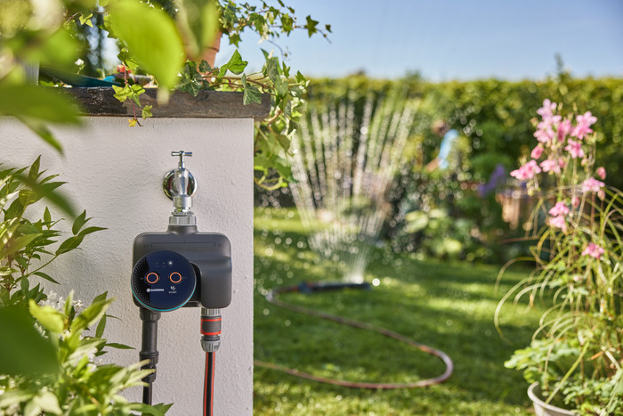 Gardena SMART Dual Water Control product in gebruik