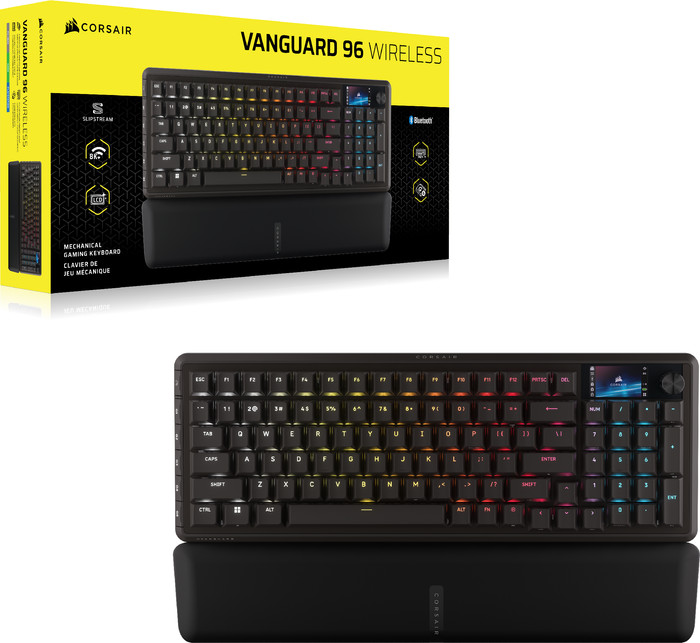 Corsair Vanguard Pro 96 Wireless Gaming Toetsenbord Qwerty visual leverancier