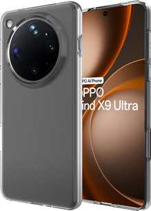 Just in Case Soft Design OPPO Find X9 Ultra Back Cover Transparant detail