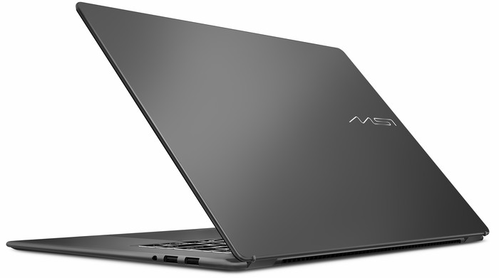 MSI Prestige 16 AI+ C3MG-048NL OLED QWERTY achterkant