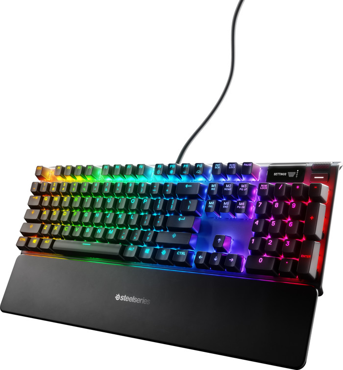 SteelSeries Apex 7 Red Gaming Toetsenbord QWERTY rechterkant