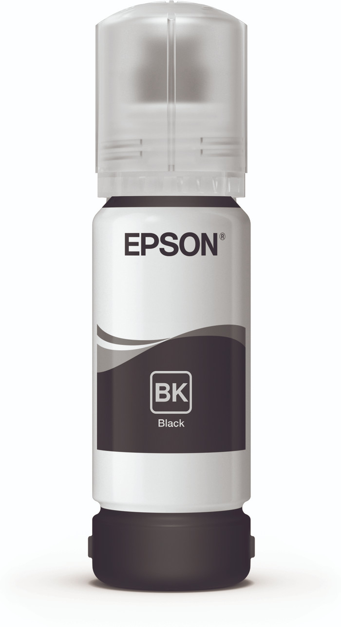 Epson 104 Inktflesje Zwart voorkant