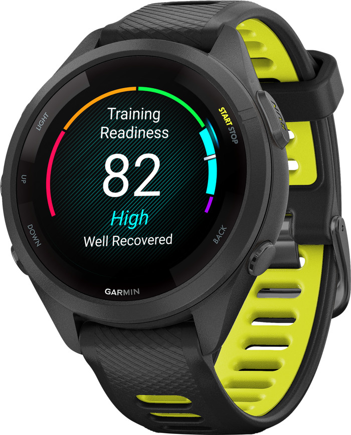 Garmin Forerunner 265S Zwart linkerkant