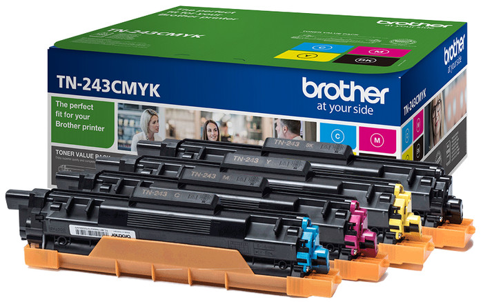Brother TN-243CMYK Toner 4-kleuren Pack Main Image