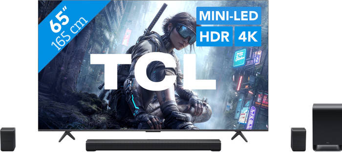 TCL QD Mini-led 65" T8D (2026) + TCL S65K Main Image