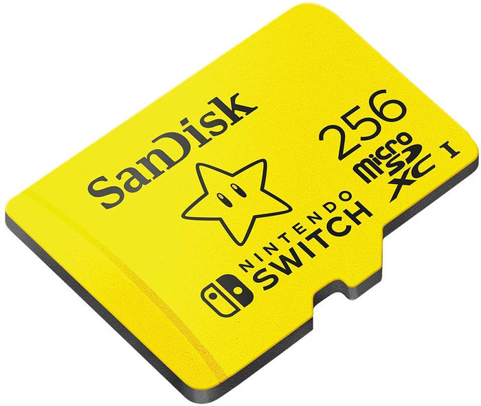 SanDisk MicroSDXC Extreme Gaming 256GB (Nintendo Licensed) front