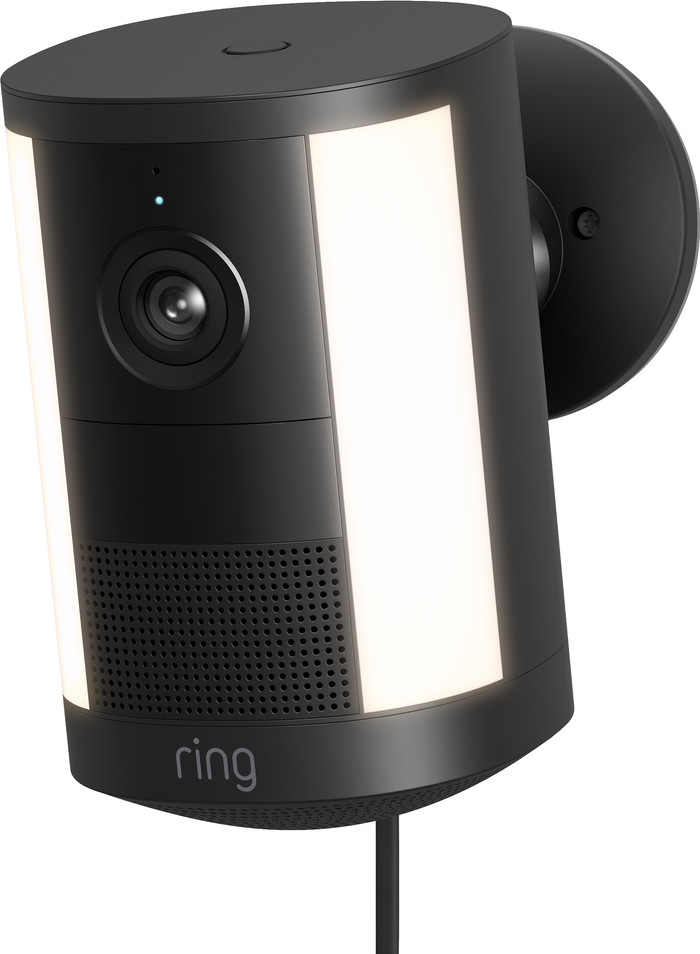 Ring Spotlight Camera 2nd Generation Plug Black right side