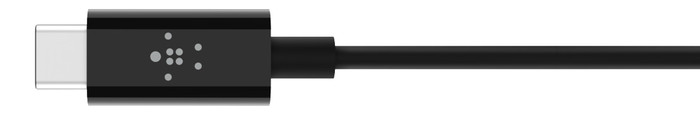 Belkin Rockstar USB-C to 3.5mm Cable Converter 0.9m Black detail