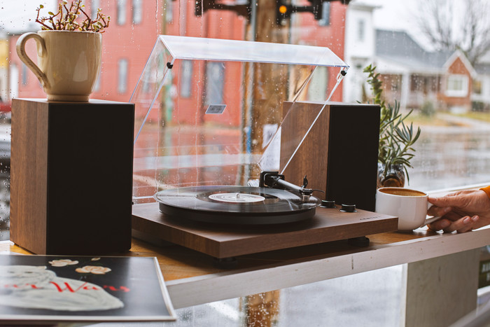 Crosley C62 Brown product in use