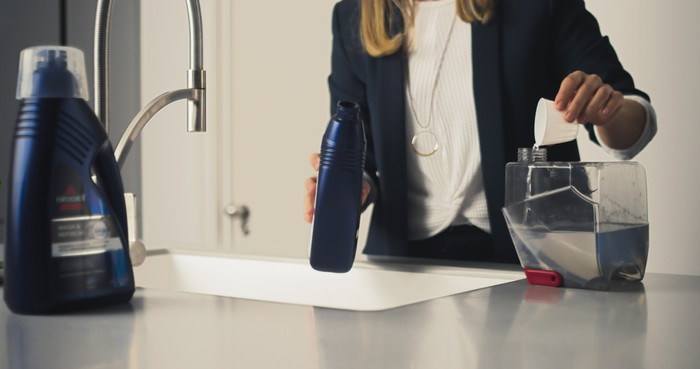 BISSELL 1558N SpotClean Pro product in use