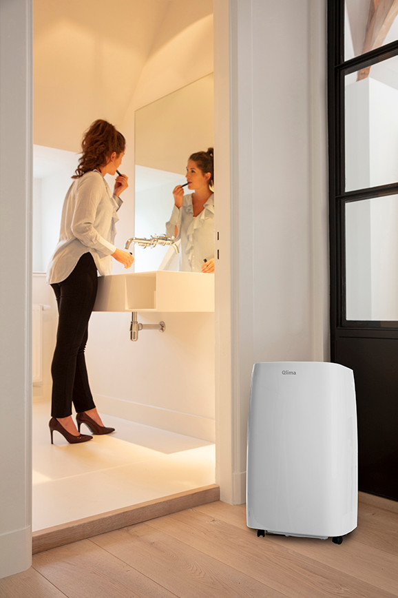 Qlima D 225 product in gebruik