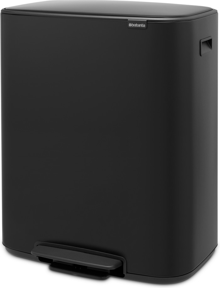 Brabantia Bo Pedal Bin 60 Liter Matt Black + Vuilniszakken (120 stuks) null