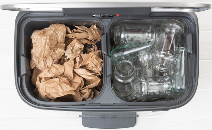 Brabantia Bo Poubelle à Pédale 2 x 30 Litres Inox Anti-traces de Doigts détail