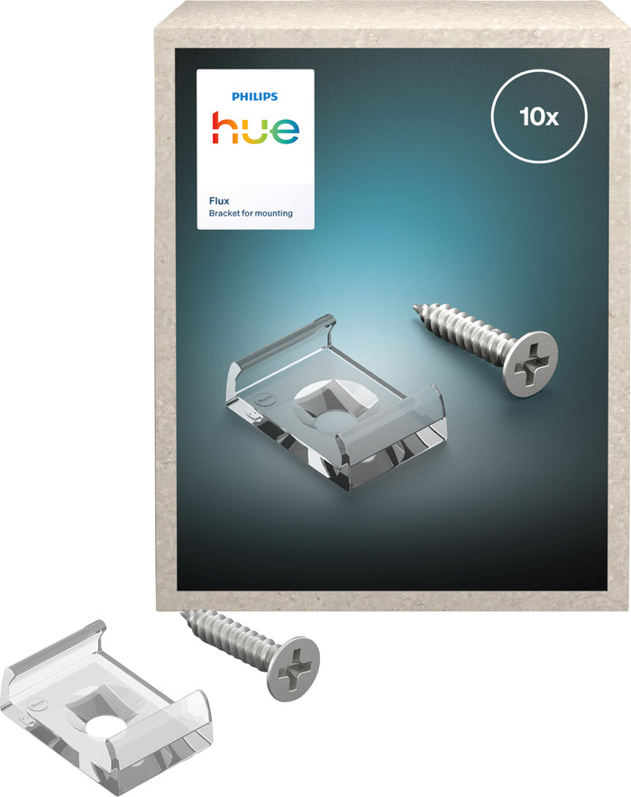 Philips Hue Flux Montagebeugel 10-Pack verpakking
