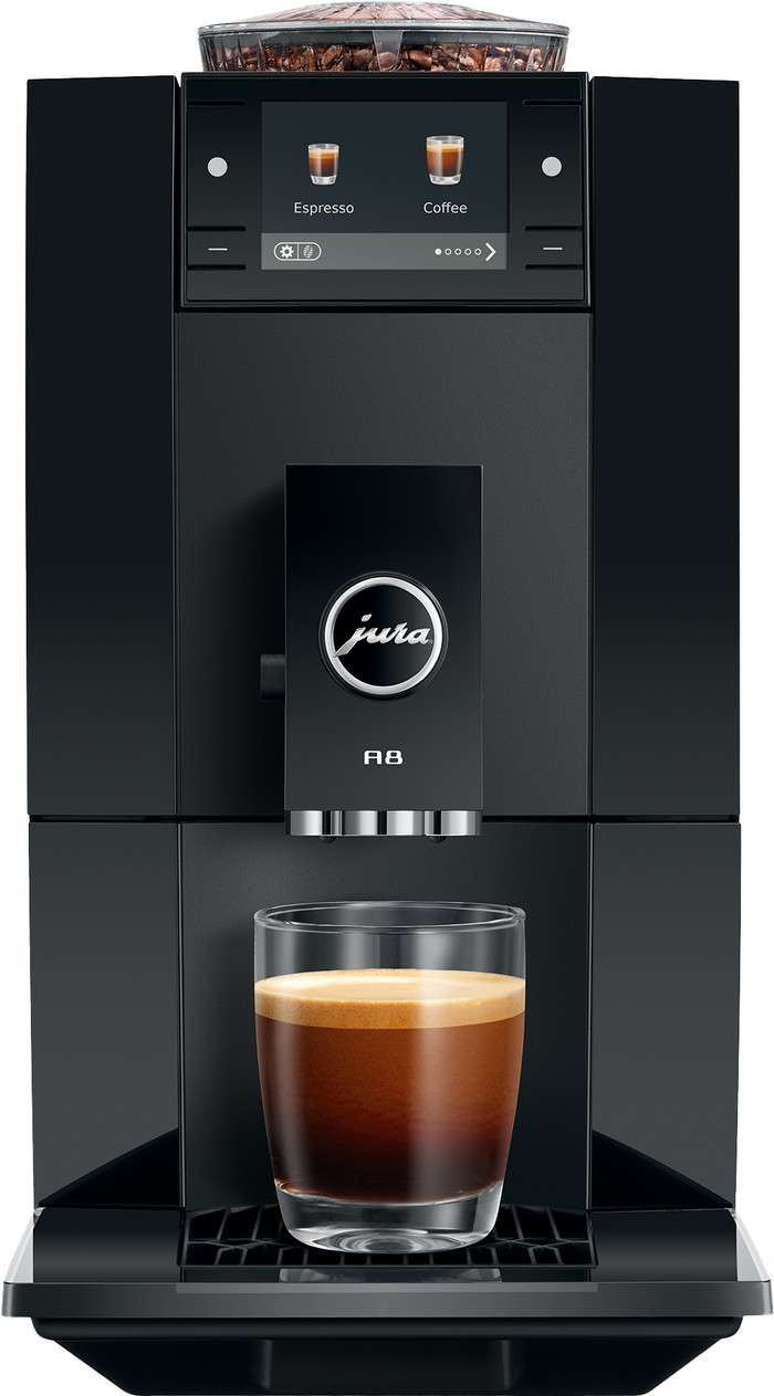 JURA A8 Piano Black (EA) voorkant