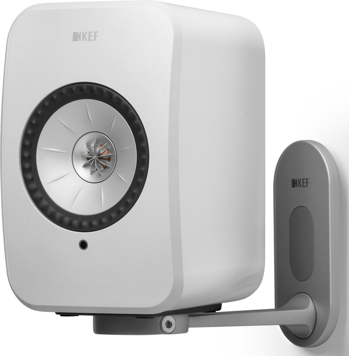 KEF B1 Wall bracket Silver per pair front